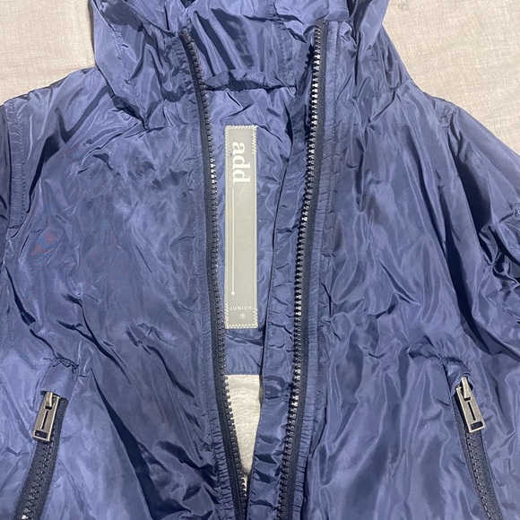 add boys rain jacket in blue -size 4 - Picture 2 of 6